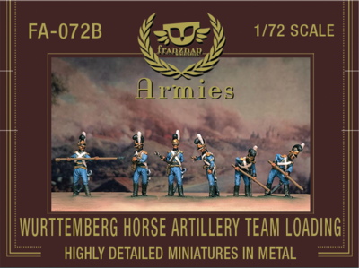 FA-072B Wurttemberg Horse Artillery Team Loading