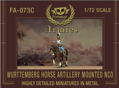 FA-073C Wurttemberg Horse Artillery Mounted NCO