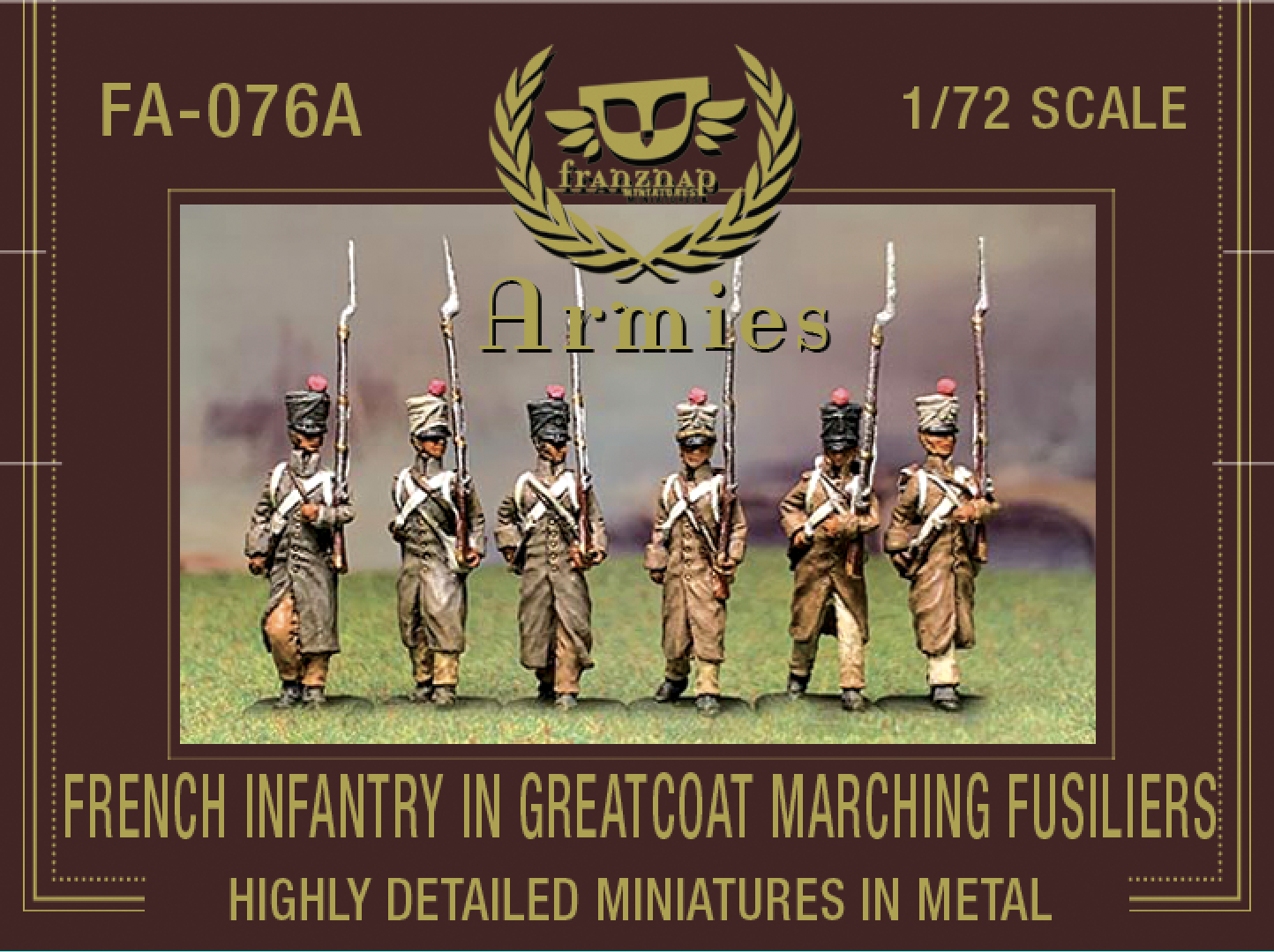 FA-076A French Infantry in Greatcoat Marching Fusiliers