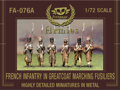 FA-076A French Infantry in Greatcoat Marching Fusiliers