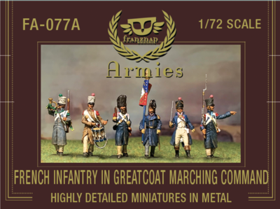 FA-077A French Infantry in Greatcoat Marching Command