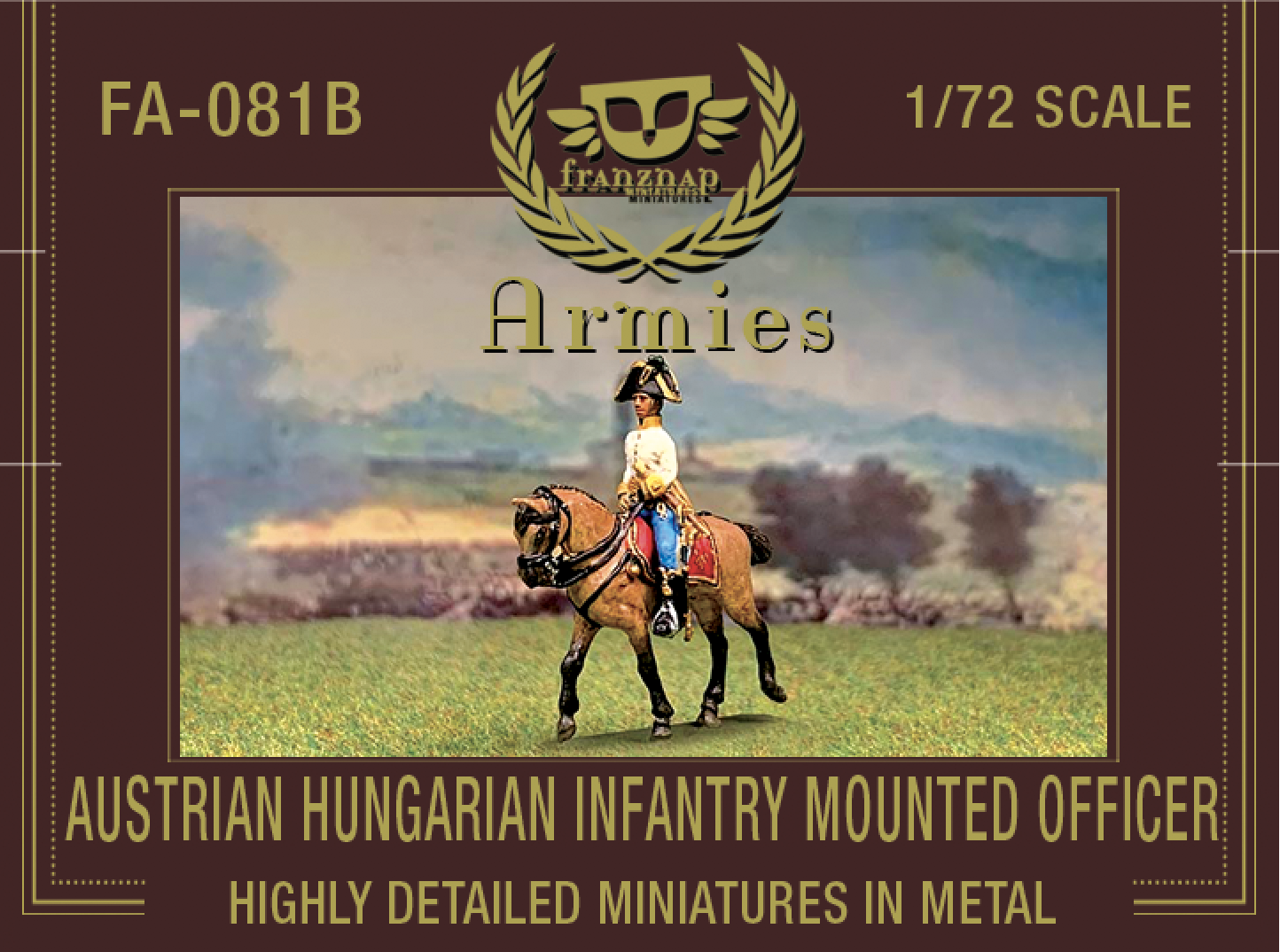 FA-081B Austrian Hungarian Infantry Mounted Officer