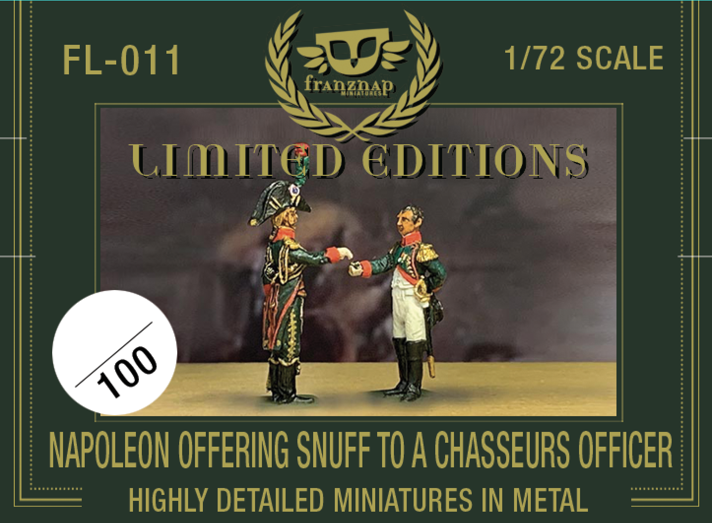 FL-011 Napoleon offering snuff to a Chasseur Officer