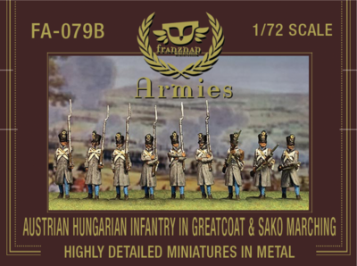 FA-079B Austrian Hungarian Infantry in Greatcoat &amp; Sako Marching