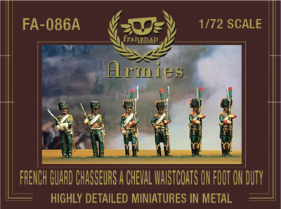FA-086A French Guard Chasseurs a Ch. Waistcoat  on foot on Duty