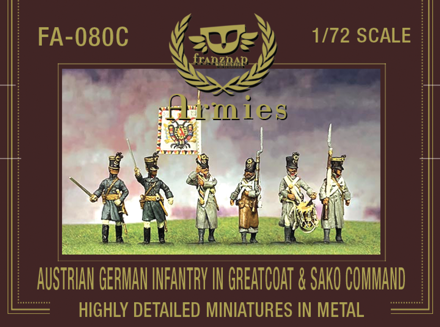 FA-080C Austrian German Infantry  Greatcoat &amp; Sako Command
