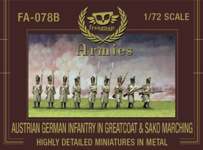 FA-078B Austrian German Infantry in Greatcoat &amp; Sako Marching
