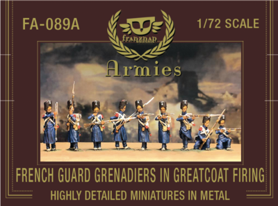 FA-089A French Guard Grenadiers in Greatcoat Firing