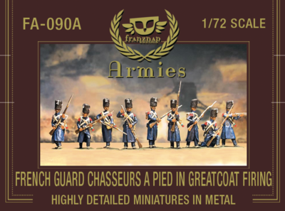FA-090A French Guard Chasseurs a Pied in Greatcoat Firing