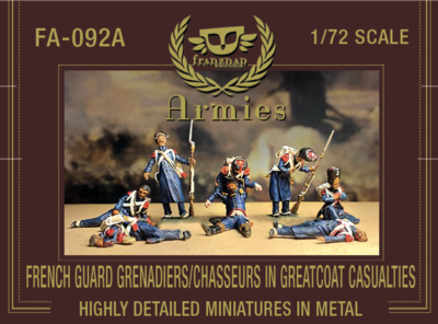 FA-092A French Guard Grenadiers/Chasseurs in greatcoat Casualties