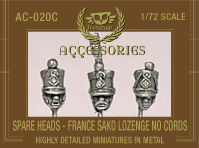 AC-020C SPARE HEADS Sako Lozenge Plate no cords