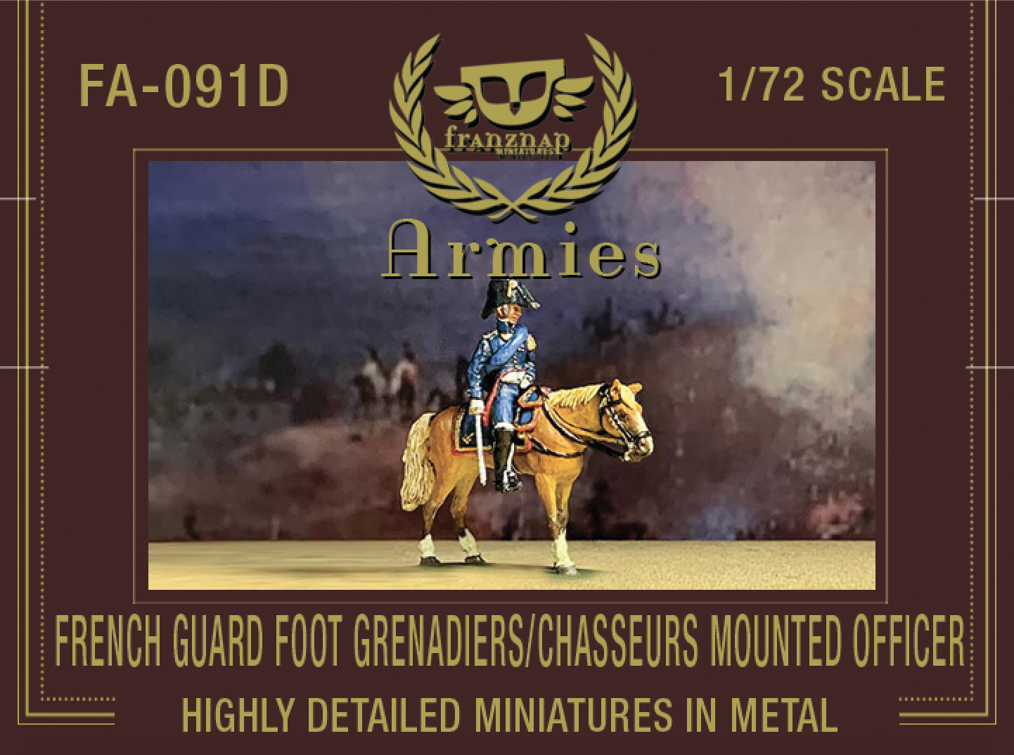 FA-091D French Guard Foot Grenadiers/Chasseurs Mounted Officer
