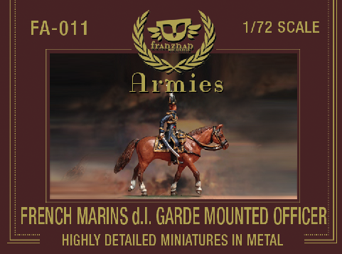 FA-011 French Marins de la Garde Mounted Officer (metal)