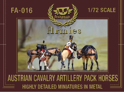 FA-016 Austrian Cavalry Artillery Pack Horses
