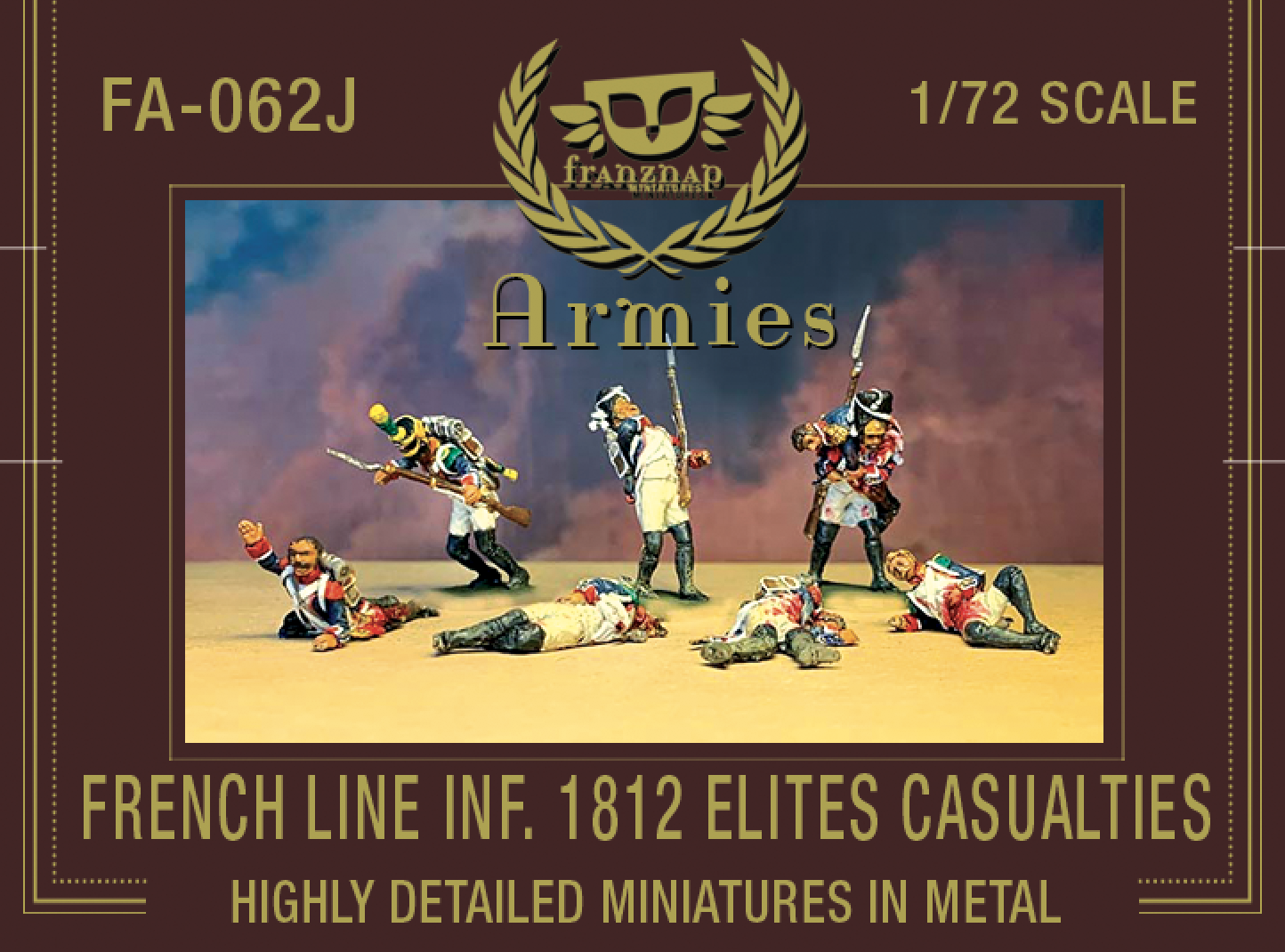 FA-062J French line infantry 1812 Casualties Elites