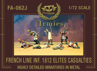 FA-062J French line infantry 1812 Casualties Elites