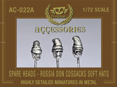 AC-022A SPARE HEADS Russia Don Cossacks Soft Hats
