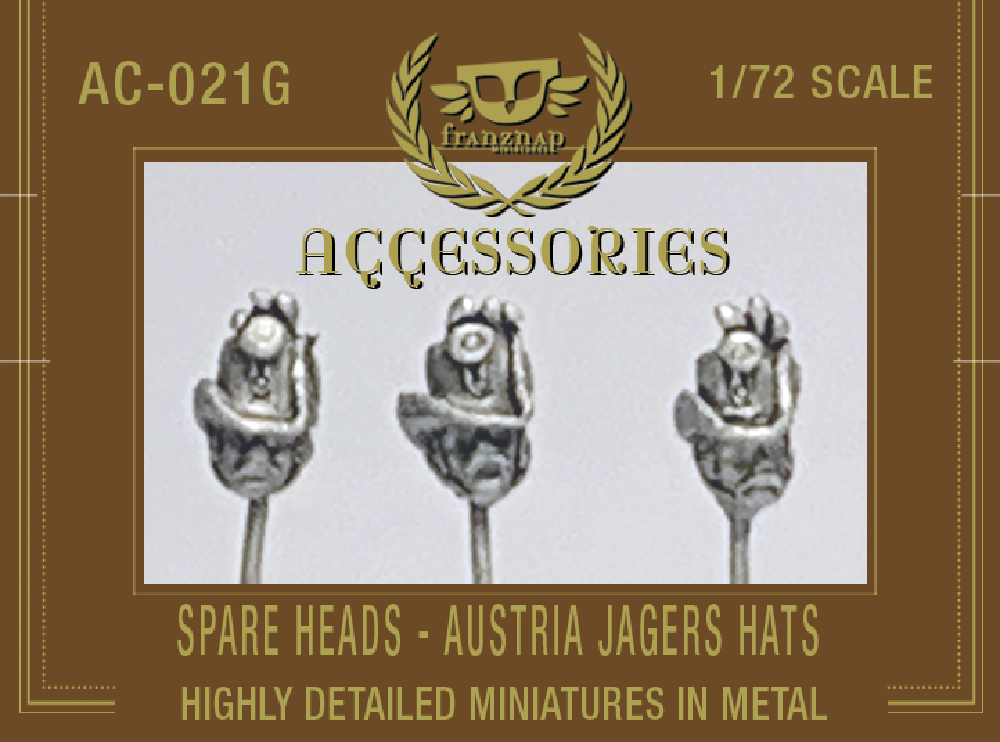 AC-021G SPARE HEADS Austria Jagers Hats