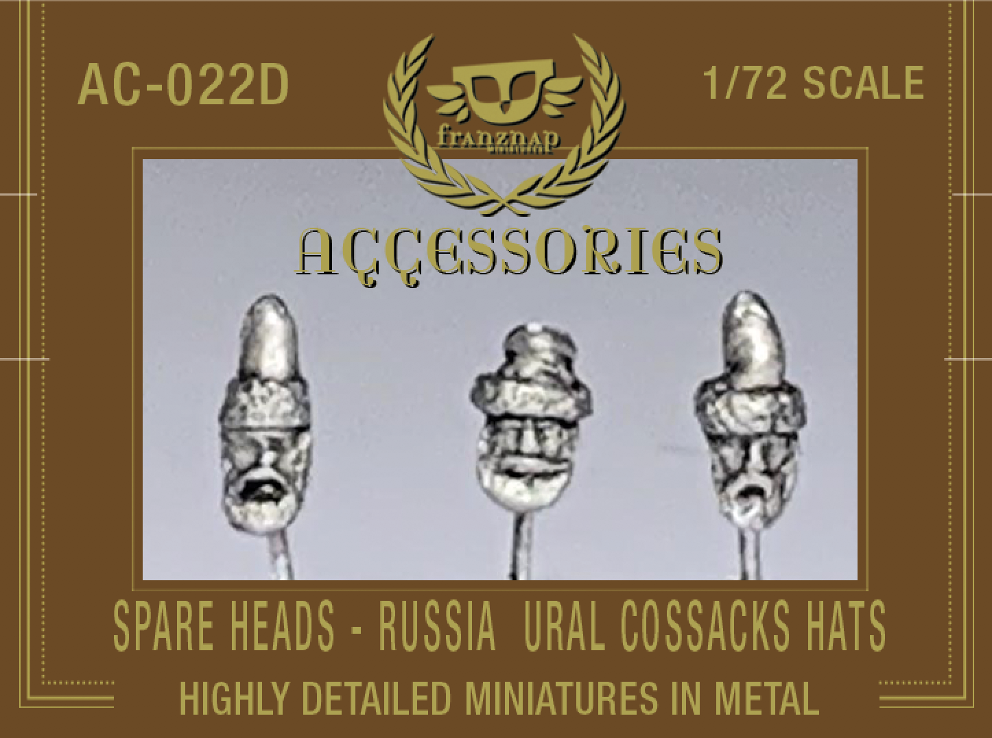 AC-022D SPARE HEADS Russia Ural Cossacks Hats