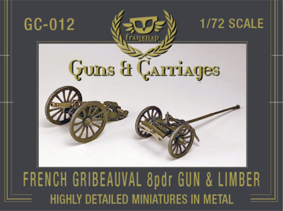 GC-012 French Gribeauval 8 pdr Gun and Limber
