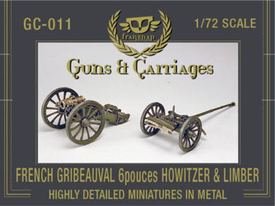 GC-011 French Gribeauval 6 pouces Howitzer and Limber