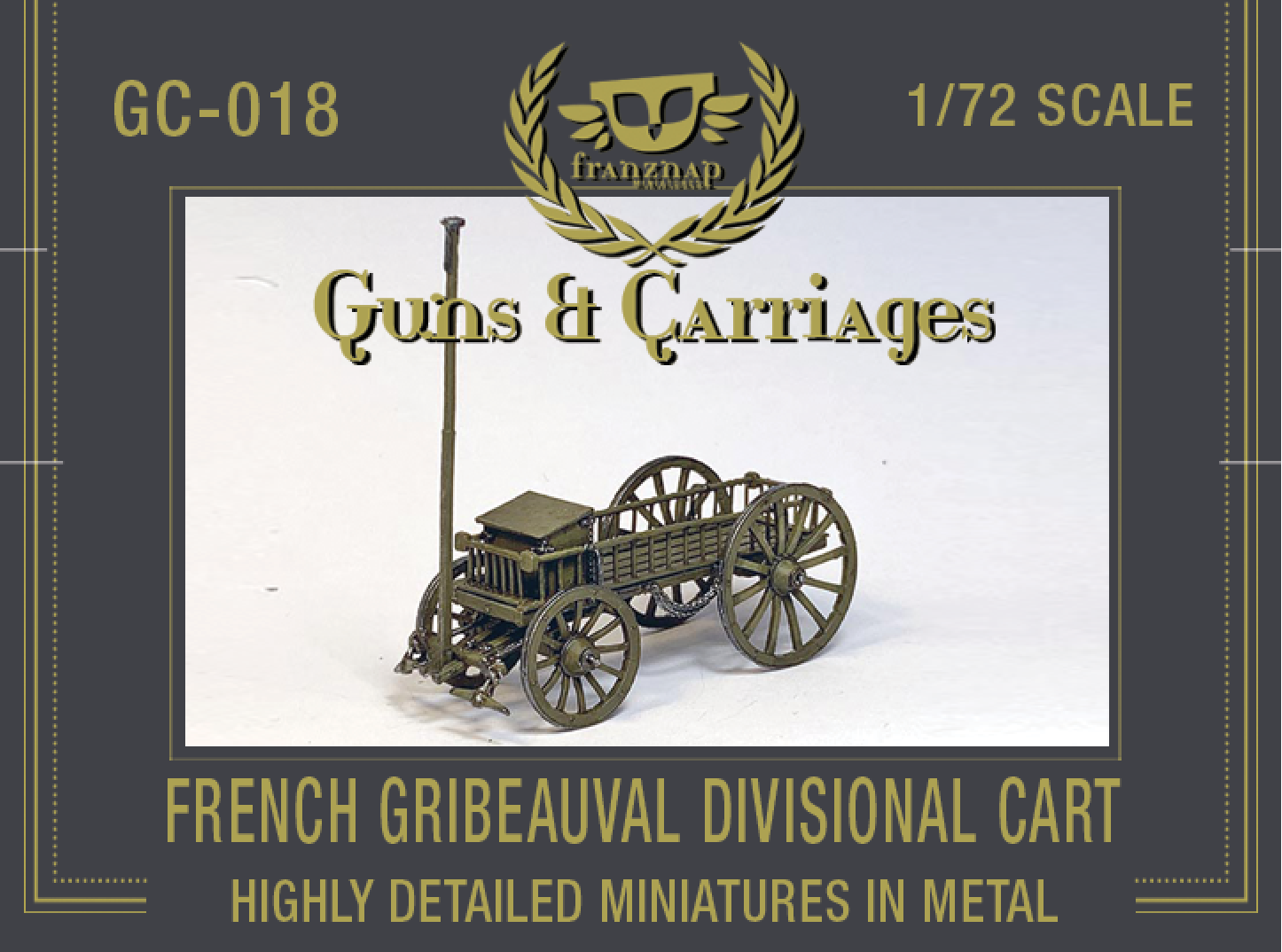 GC-018 French Gribeauval Divisional Cart