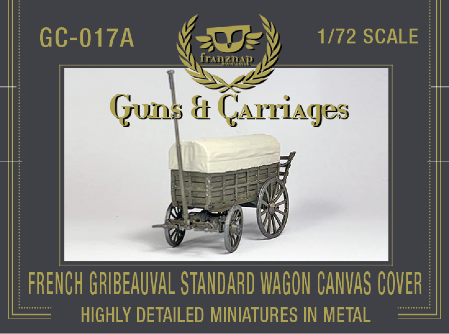 GC-017A French Gribeauval Standard Wagon Canvas Cover