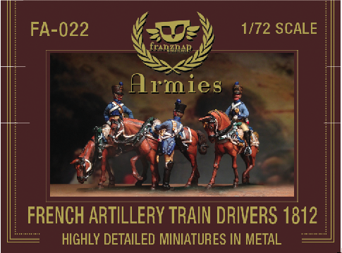 FA-022 French Artillery Train Drivers 1812