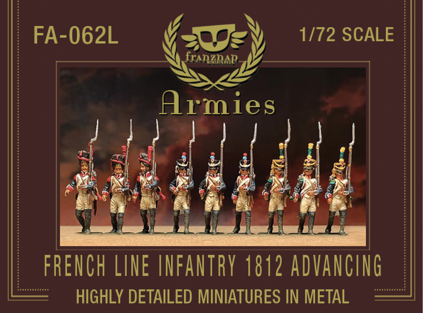 FA-062L French Line Infantry 1812 Advancing