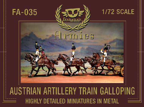 FA-035 Austrian Artillery Train Galloping