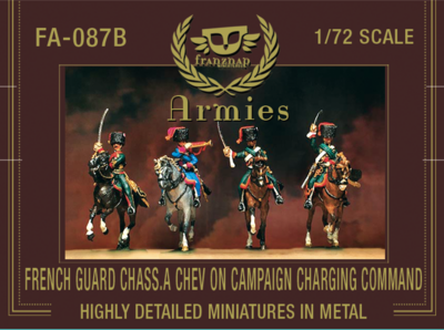 FA-087B French Chasseurs a Cheval on Campaign charging Command