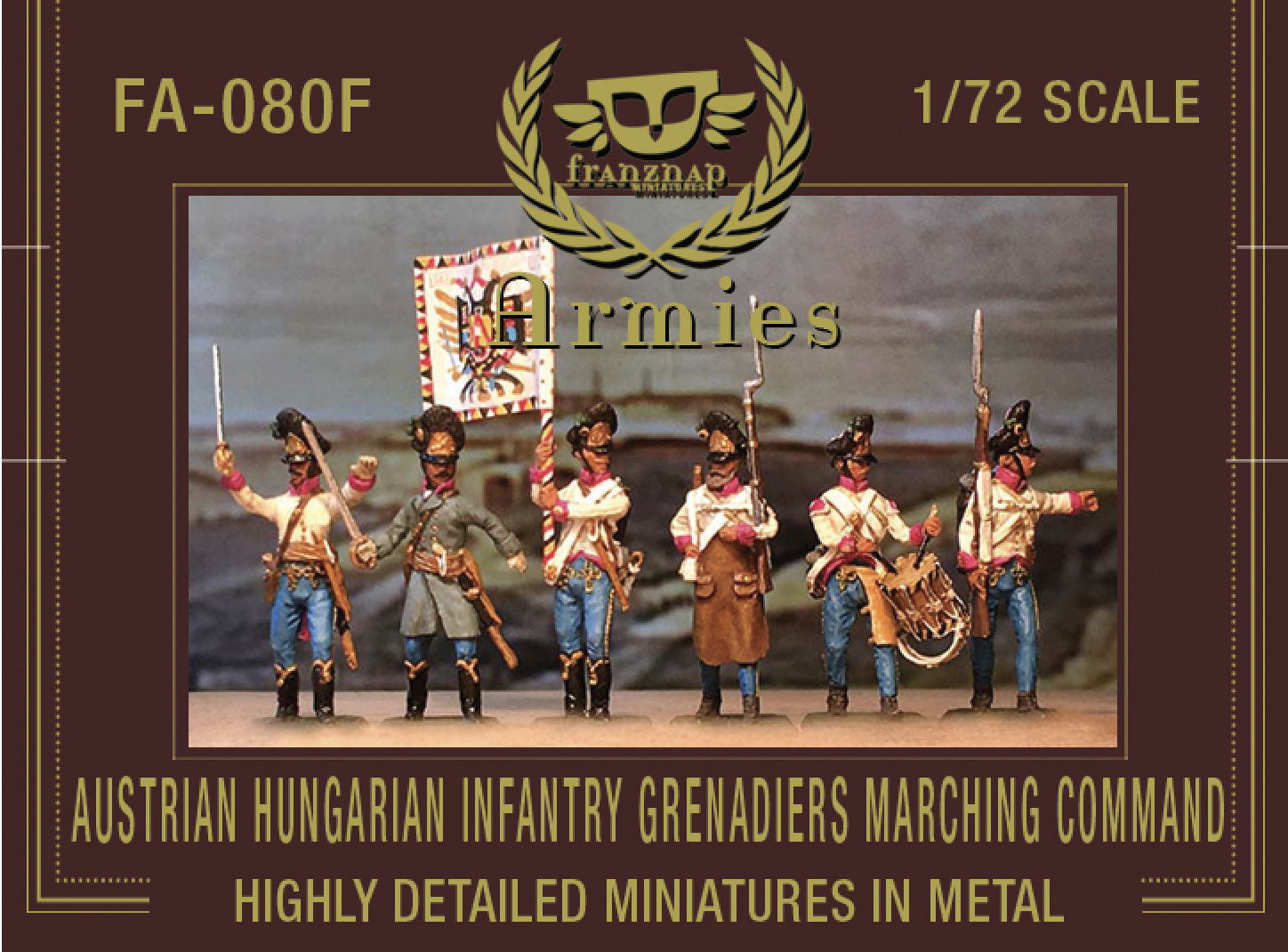 FA-080F Austrian Hungarian Grenadiers Marching Command