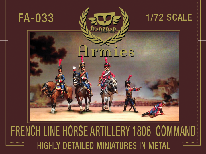 FA-033 French Line Horse Artillery 1806  Command