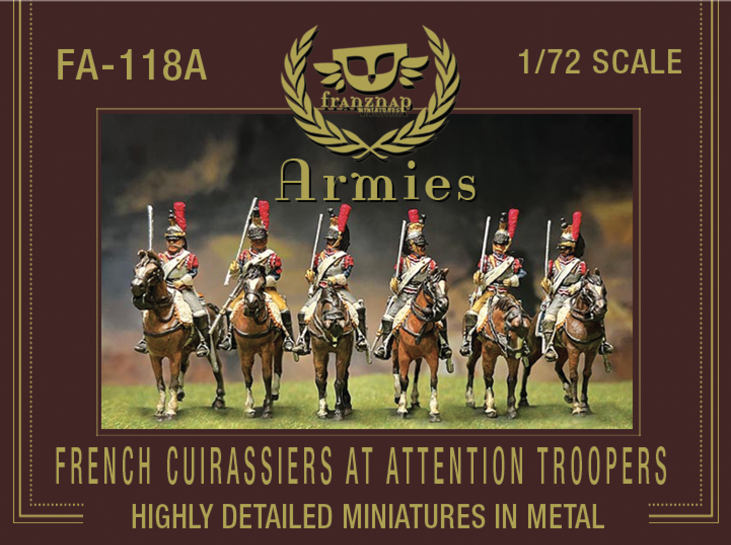 FA-118A French Cuirassiers at Attention Troopers