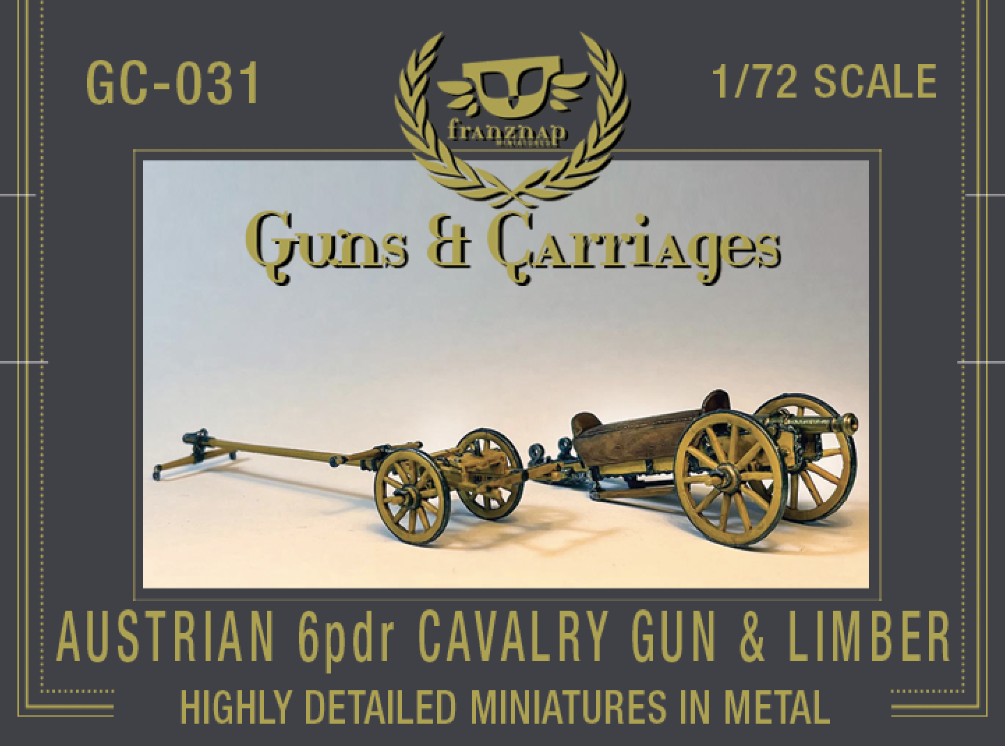 GC-031 AUSTRIAN 6pdr Cavalry Gun &amp; Limber