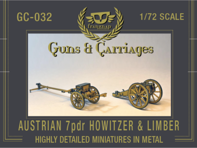 GC-032 Austria 7pdr Howitzer &amp; Limber