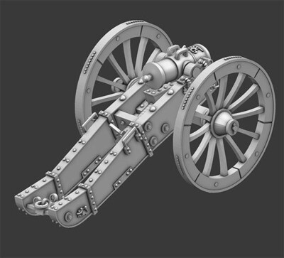 DIG-001 French Gribeauval 6 pouces Howitzer