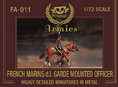 FA-011 French Marins de la Garde Mounted Officer (metal)