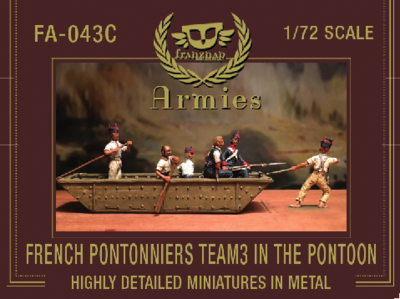 FA-043C French Pontonniers Team 3 : In the the Pontoon