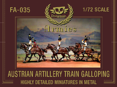 FA-035 Austrian Artillery Train Galloping