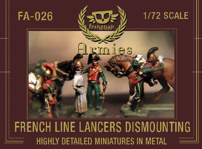 FA-026 French Line Lancers Dismounting