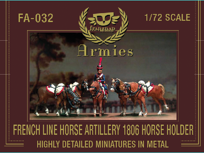 FA-032 French Line Horse Artillery 1806 Horse Holder