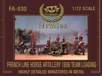 FA-030 French Line Horse Artillery 1806 Team Loading