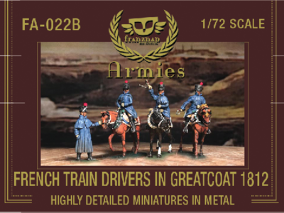 FA-022B French  Train drivers in greatcoats 1812
