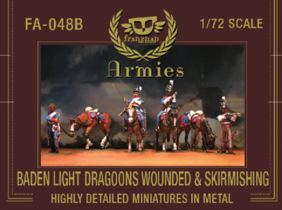 FA-048B Baden Light Dragoons Wounded &amp; Skirmishing