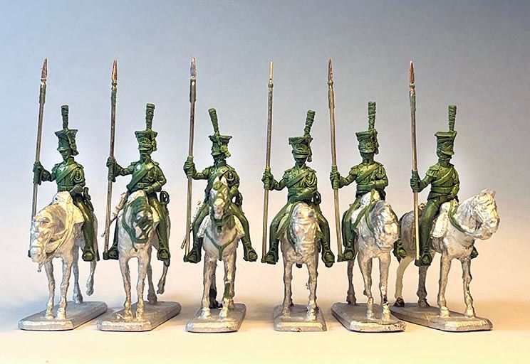 FA-123B French Guard Lancers in Parade Uniform Troopers