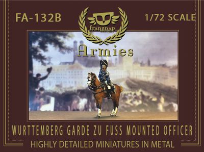 FA-132B Wurttemberg Garde zu Fuss Mounted Officer