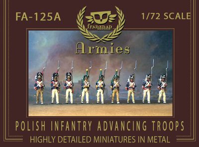FA-125A Polish Infantry Advancing Troops