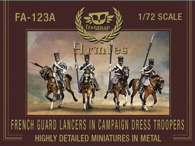 FA-123A French Guard Lancers in Campaign Dress Troopers