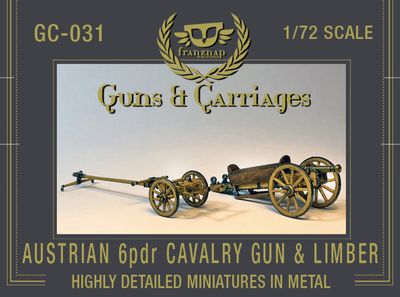 GC-031 AUSTRIAN 6pdr Cavalry Gun &amp; Limber